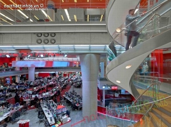 Nội thất văn phòng hãng thông tấn BBC